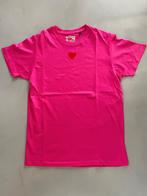 T shirt Pinned by K roze met hartje, korte mouw, mt S, ZGAN, Pinned by K, Ophalen of Verzenden, Zo goed als nieuw, Korte mouw