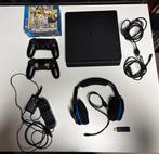 PS4 Slim 1TB – complete set met headset & games, Spelcomputers en Games, Games | Sony PlayStation 4, Ophalen, Online, Gebruikt
