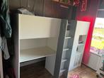 Hoogslaper met bureau en kastjes, Ophalen, Zo goed als nieuw, Hoogslaper