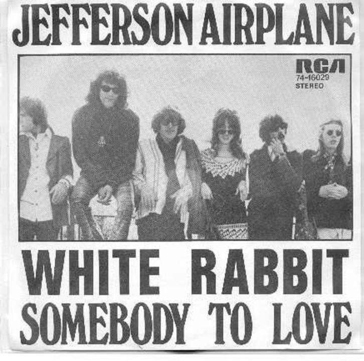 Jefferson Airplane- White Rabbit/Somebody to Love, Cd's en Dvd's, Vinyl Singles, Zo goed als nieuw, Pop, Verzenden