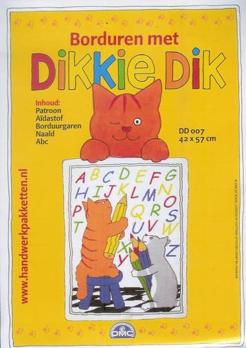 Cado aanbieding dikkie dik groot borduurpakket a t/m z  op=o beschikbaar voor biedingen