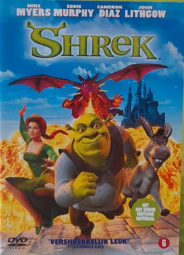 Shrek dvd.s 6 stuks zie foto.pakket 475