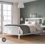 Ikea Hemnes Bed 180x200 + Elektrische Lattenbodem, Wit, Tweepersoons, Ophalen of Verzenden, 180 cm
