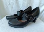 Classy donkerbruin leren pumps Clarks mt 5,5 (39), Pumps, Bruin, Ophalen of Verzenden, Zo goed als nieuw