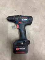 Bosch GSR 14,4V schroefboormachine, Ophalen of Verzenden, Gebruikt, Boor- en Schroefmachine, Variabele snelheid
