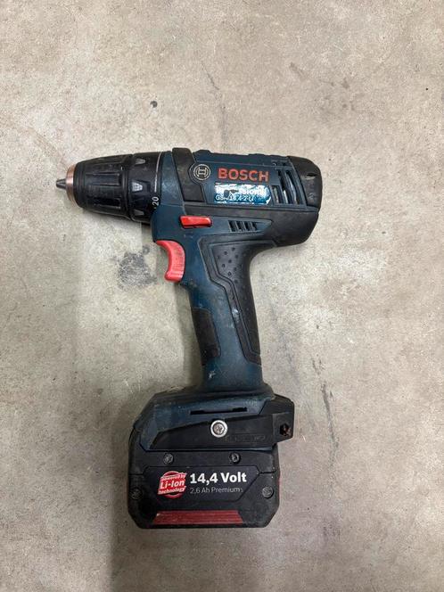Bosch GSR 14,4V schroefboormachine, Doe-het-zelf en Verbouw, Gereedschap | Boormachines, Gebruikt, Boor- en Schroefmachine, Variabele snelheid
