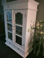 Brocante vitrinekast, Huis en Inrichting, Kasten | Vitrinekasten, Ophalen, Gebruikt, 50 tot 100 cm, 150 tot 200 cm