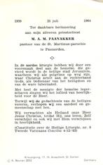 Paanakker M.A.M. zilveren priesterfeest 1964 Pannerden, Ophalen of Verzenden