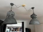 Industriële hanglampen, Huis en Inrichting, Lampen | Hanglampen, Ophalen, Gebruikt, 50 tot 75 cm, Metaal