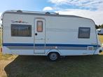 Hobby 460 bouwjaar 2006, Caravans en Kamperen, Caravans, Omvormbare zithoek, Rondzit, Hobby, Kachel