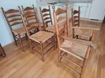 6 antieke rieten boeren stoelen izgst!, Ophalen