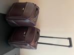 2 Reis koffers, Sieraden, Tassen en Uiterlijk, Koffers, Ophalen, Zo goed als nieuw, Leer, Uitschuifbare handgreep