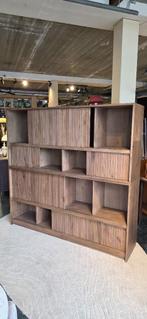 Boekenkast Milo Bruin B180 x H173 cm – Nu Extra Voordelig!, JaRa, Bornsestraat 31, 150 tot 200 cm, Nieuw