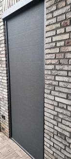 1x ritsscreens gitszwart 9005 met grijs doek somfy motor, Ophalen, Nieuw, Knikarmscherm