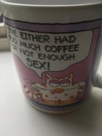 Beker met grappige tekst️, Nieuw, Ophalen of Verzenden, Overige stijlen, Kop(pen) en/of Schotel(s)