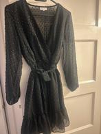 Mooi zwart jurkje met glittertje. Maat S/M, Zwart, Ophalen of Verzenden, Knielengte, Maat 36 (S)