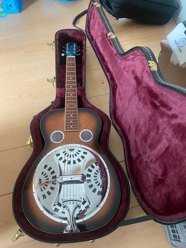GOLD TONE PBS RESONATOR | ZO GOED ALS NIEUW + KOFFER, Muziek en Instrumenten, Snaarinstrumenten | Gitaren | Akoestisch, Zo goed als nieuw