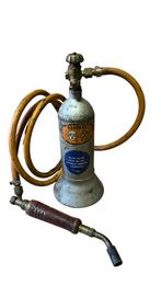 Vintage Gipro gasbrander met propaanfles!, Ophalen, Gebruikt