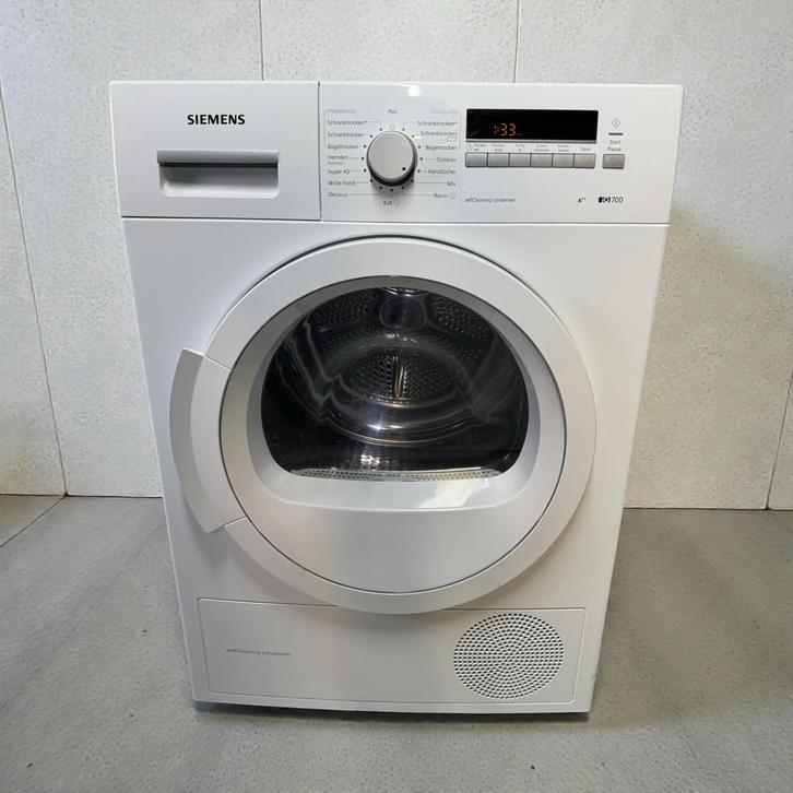 Siemens IQ700 Warmtepomp Droger A++ incl 3 maanden garantie, Witgoed en Apparatuur, Wasdrogers, Zo goed als nieuw, Condens, Voorlader