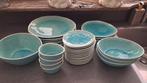 Compleet Jewel Servies - Turquoise Aardewerk, Huis en Inrichting, Keuken | Servies, Ophalen, Zo goed als nieuw, Overige stijlen