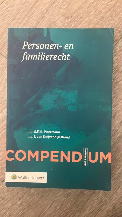 Compendium van het personen- en familierecht, Boeken, Wetenschap, Zo goed als nieuw, Ophalen of Verzenden