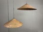 set van 2 koperen hanglampen, Ophalen of Verzenden, Gebruikt, Overige materialen, Minder dan 50 cm