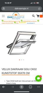 Velux dakraam ggu Ck02! Kunstoff!!, Minder dan 80 cm, Glas in lood, 80 tot 120 cm, Ophalen of Verzenden