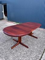 Vintage eettafel lubke design ovaal uitschuifbaar, Huis en Inrichting, Tafels | Eettafels, Ophalen, Gebruikt, Z, C