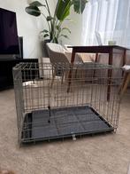 Hondenbench taupe 55 cm hoog, Ophalen, Gebruikt