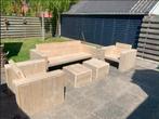 Oud steigerhouten tuinmeubelen nieuw op maat gemaakt, Steigerhout, Nieuw, Ophalen of Verzenden, Eettafel