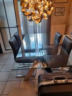 Eetkamer tafel + 4 stoelen, Huis en Inrichting, Ophalen, Zo goed als nieuw, 4 tot 6 stoelen