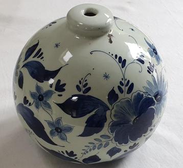 Ronde, Delfts blauwe aardewerk lampvoet, Zenith/Gouda beschikbaar voor biedingen