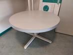 Witte Ronde Bijzettafel KOMENDE WEEK OPHALEN, Huis en Inrichting, Ophalen, Minder dan 45 cm, Rond, Zo goed als nieuw