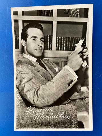ansichtkaart / kaart van Ricardo Montalban. beschikbaar voor biedingen