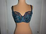beugelBh maat 75F full-cup   merk :  Panache, Verzenden, Blauw, BH