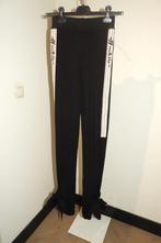 Off White gebreide stretch broek merk in de stof strikken S, Kleding | Dames, Broeken en Pantalons, Verzenden, Zwart, Zo goed als nieuw