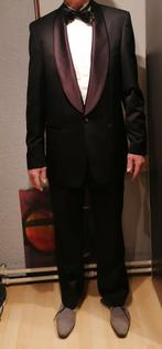 Smoking, 1 keer gedragen., Kleding | Heren, Kostuums en Colberts, Ophalen, Onbekend, Maat 48/50 (M), Zwart