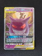 Pokémon Gengar Team Up. Collect TCG Tag Team GX rare, Ophalen of Verzenden, Zo goed als nieuw, Losse kaart, Foil