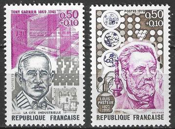 Frankrijk 1973 - Yvert 1768-1769 - Beroemdheden (PF) beschikbaar voor biedingen