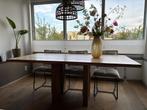 Eettafel - eikenhout, Huis en Inrichting, Tafels | Eettafels, Ophalen, Eikenhout, 200 cm of meer, 50 tot 100 cm