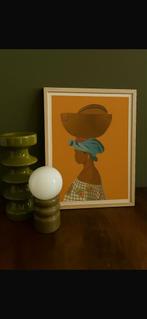 Afrikaanse Vrouw Poster - A3/A4, Antiek en Kunst, Kunst | Tekeningen en Foto's, Ophalen of Verzenden