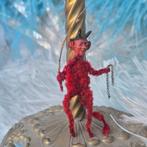 antieke krampus sinterklaas kerst popje kerstboom hanger, Ophalen of Verzenden