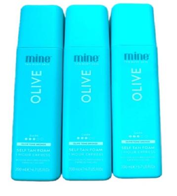 Selftan foam Mine Olive set/3  beschikbaar voor biedingen