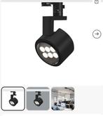 Zwarte ERCO Plafondspot voor op rail LED -  nieuw!!, Huis en Inrichting, Metaal of Aluminium, Ophalen of Verzenden, Zo goed als nieuw
