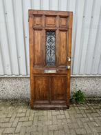 Prachtige antieke massieve voordeur uit 1910, 100 tot 120 cm, Jurgen.hoogenboezem@gmail.com, 215 cm of meer, Glas