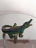 Vintage metalen aansteker in een vorm van een krokodil, Ophalen of Verzenden, Gebruikt, Aansteker
