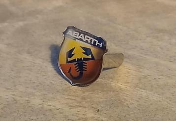 Metalen FIAT 500 Abarth Embleem –13mm, Roestvrij Staal, CMYK beschikbaar voor biedingen