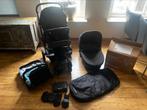 Easywalker Harvey 3 shadow black uitbreidingsset duo wagen, Gebruikt, Combiwagen, Verstelbare duwstang, Ophalen