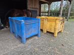 Palletbox slowfeeder kuubskist, Doe-het-zelf en Verbouw, Kratten en Dozen, Ophalen, Gebruikt, 100 cm of meer, 60 cm of meer