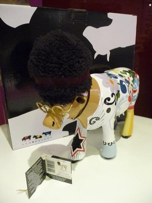 Nieuw Cow Parade koe Wooodstock large gratis verzending., Antiek en Kunst, Kunst | Designobjecten, Ophalen of Verzenden